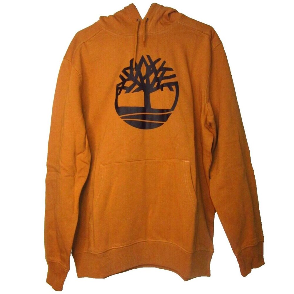 MEN Timberland Core Tree Logo Pullover Hoodie Black (TB0A2BJH P56),Size XL